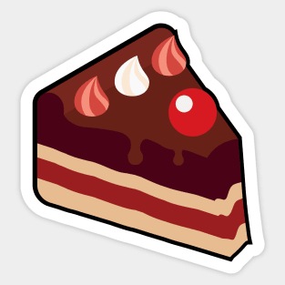 Cake Slice Baking Bite Sticker